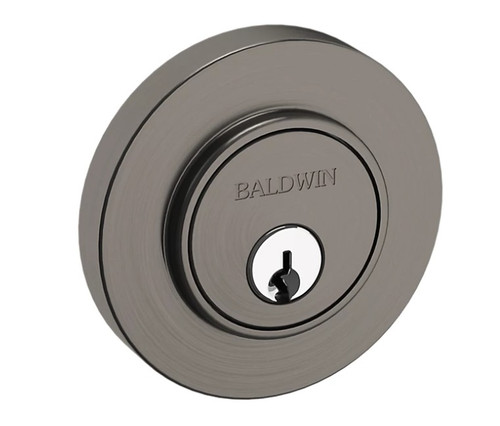 Baldwin 8244076 Lifetime Graphite Nickel Single Cylinder Contemporary Deadbolt