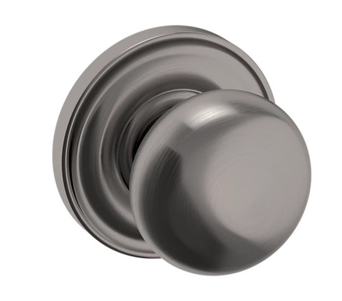 Baldwin 5000076IDM-PRE Lifetime Satin Nickel Half Dummy Knob with 5048 Rose