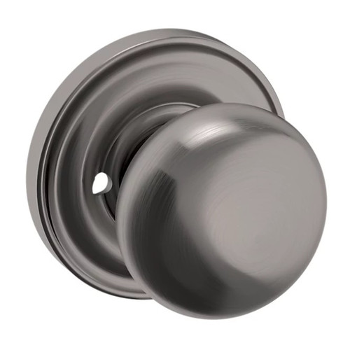 Baldwin 5000076PRIV-PRE Lifetime Graphite Nickel Privacy Knob with 5048 Rose