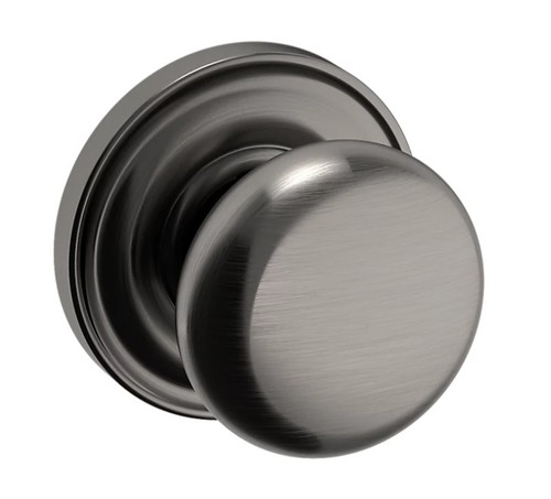 Baldwin 5015076FD-PRE Lifetime Graphite Nickel Full Dummy Knob with 5048 Rose