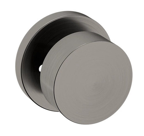 Baldwin 5055076PRIV-PRE Lifetime Graphite Nickel Privacy Knob with 5046 Rose