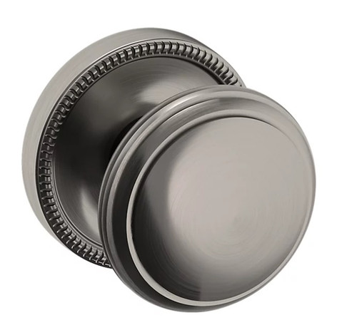 Baldwin 5069076FD-PRE Lifetime Graphite Nickel Full Dummy Knob with 5076 Rose