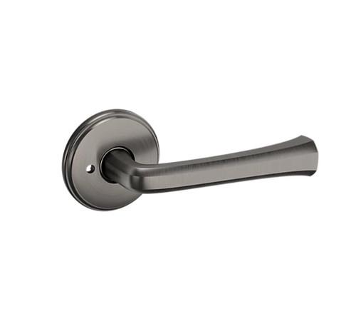 Baldwin 5112076PRIV-PRE Lifetime Graphite Nickel Privacy Lever with 5075 Rose