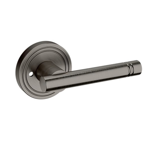 Baldwin 5138076PRIV-PRE Lifetime Graphite Nickel Privacy Lever with 5047 Rose