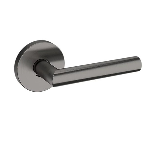 Baldwin 5173076PASS-PRE Lifetime Graphite Nickel Passage Lever with 5046 Rose