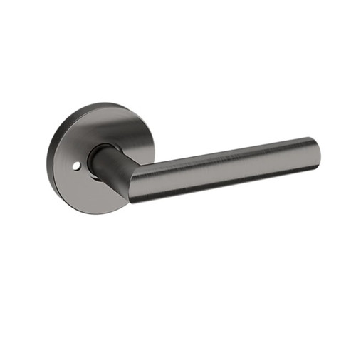 Baldwin 5173076PRIV-PRE Lifetime Graphite Nickel Privacy Lever with 5046 Rose