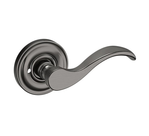 Baldwin 5455V076PRIV-PRE Lifetime Graphite Nickel Privacy Lever with 5048 Rose