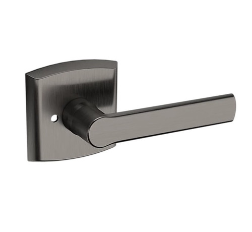 Baldwin 5485V076PRIV-PRE Lifetime Graphite Nickel Privacy Soho Lever with R026 Rose