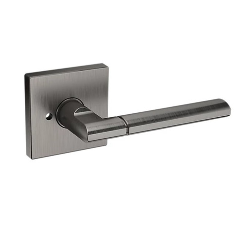 Baldwin L021076PRIV-PRE Lifetime Graphite Nickel Privacy Lever with R017 Rose