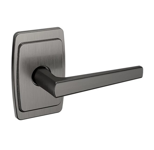 Baldwin L024076PASS-PRE Lifetime Graphite Nickel Passage Lever with R046 Rose