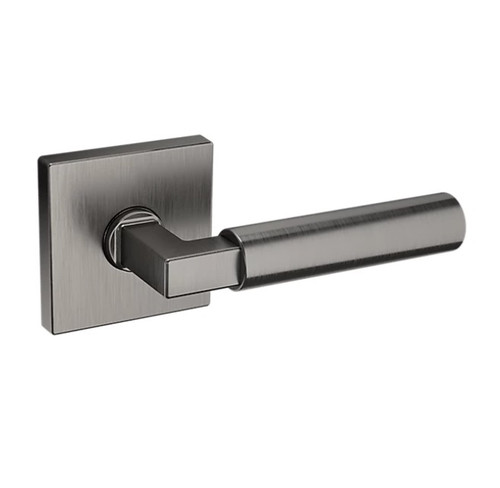 Baldwin L029076PASS-PRE Lifetime Graphite Nickel Passage Lever with R017 Rose