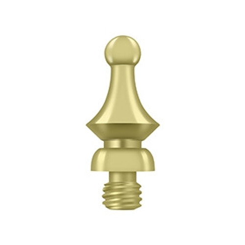 Deltana CHWT3-UNL Unlacquered Brass Solid Brass Windsor Cabinet Finial