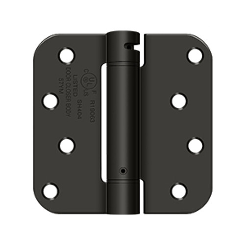 Deltana DSH4R510BT 4" x 4"; 5/8" Radius Corner Hinge; TT; Oil Rubbed Bronze Finish