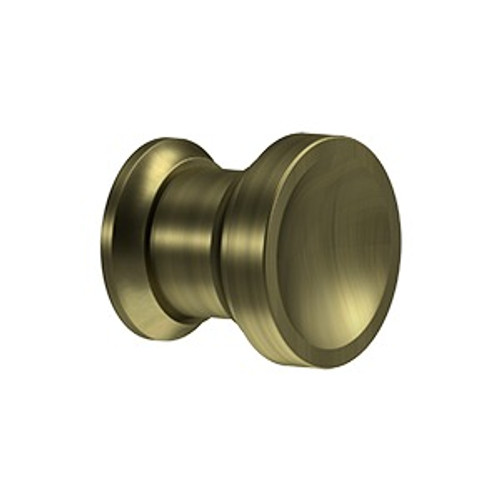 Deltana CHAL10U5 Chalice 1" Contemporary Cabinet Knob Antique Brass Finish