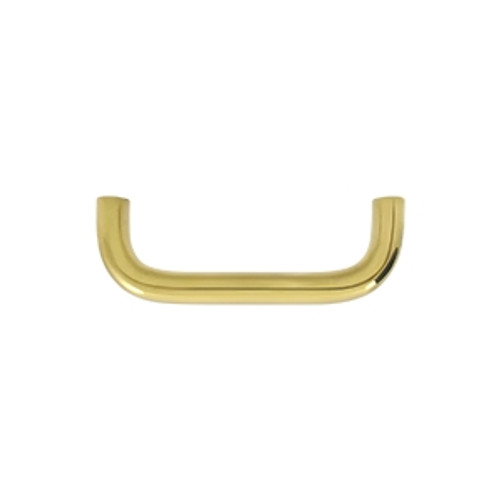 Deltana K136U3 Polished Brass 3" Wide Wire Pull