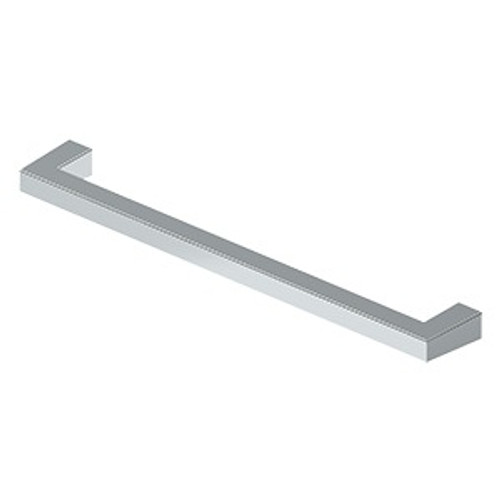 Deltana SBP80U26 Modern Square Bar Cabinet Pull with 8" Center to Center Polished Chrome Finish