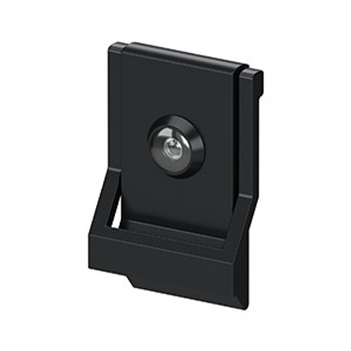 Deltana DKMV4U19 4-5/8" x 3" Modern Door Knocker with Viewer Paint Black Finish