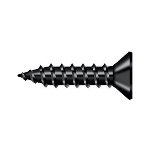 Deltana SCWS975U1B Wood Screw; Steel; #9 x 3/4"; Paint Black Finish