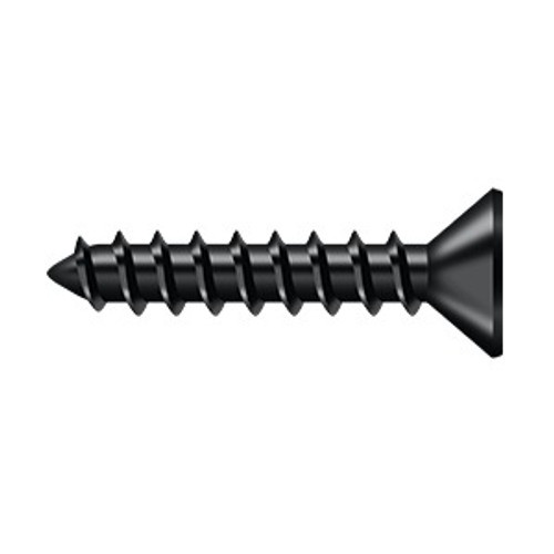 Deltana SCWS1010U1B Wood Screw; ST; #10 x 1"; Paint Black Finish