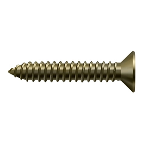 Deltana SCWB14125U5 Wood Screw; SB; #14 x 1-1/2"; Antique Brass Finish