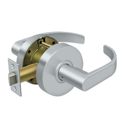 Deltana CL601EVC-26D Commercial Passage Standard Grade 2; Curved with Cylinder; Satin Chrome Finish