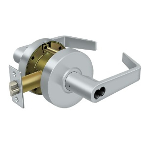 Deltana CL500ECCNC-26D Commercial Entry IC Core Grade 2; Clarendon Less CYL; Satin Chrome Finish