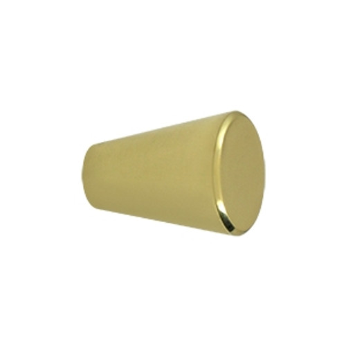 Deltana KC20U3 Polished Brass 3/4" Solid Brass Cone Knob