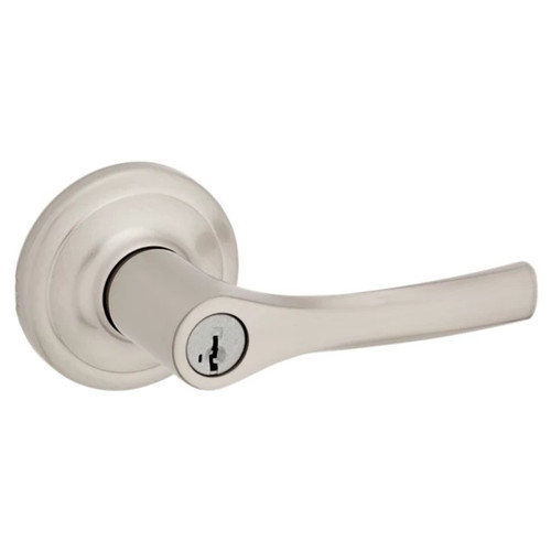 Kwikset 405HYL-15 Satin Nickel Keyed Entry Henley Lever