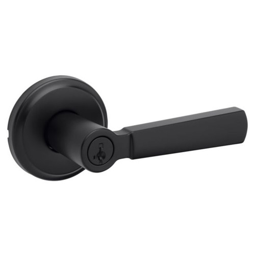 Kwikset 740PHL-514 Iron Black Perth Keyed Entry Lever