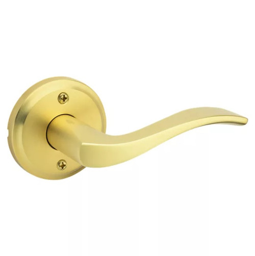 Kwikset 788SELRH-4 Right Hand Sedona Lever Half Dummy Satin Brass Finish