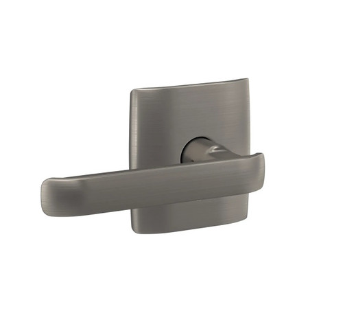 Schlage FC21CYB619DLT Clybourn Lever with Dalton Rose Passage and Privacy Lock Satin Nickel Finish