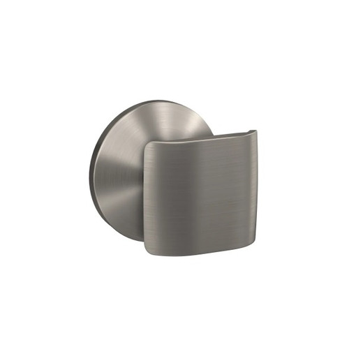 Schlage FC21GAN619KIN Ganton Knob with Kinsler Rose Passage and Privacy Lock Satin Nickel Finish