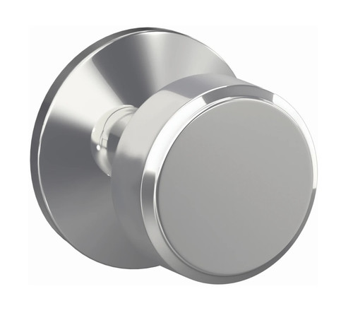 Schlage FC21SWA625KIN Swanson Knob with Kinsler Rose Passage and Privacy Lock Polished Chrome Finish