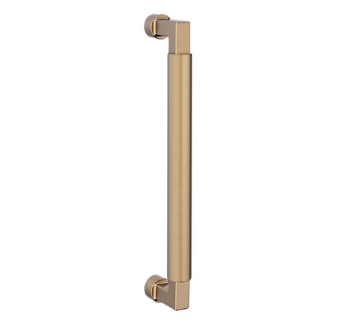 Baldwin 2581033 10" Contemporary Door Pull Vintage Brass Finish