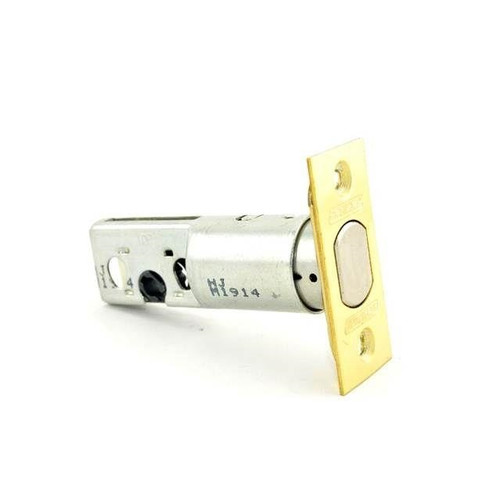 Schlage Commercial 12288605 S200 / B500 Series Square Corner Adjustable Deadbolt with 1" Face Bright Brass Finish