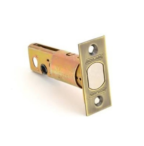 Schlage Commercial 12288609 S200 / B500 Series Square Corner Adjustable Deadbolt with 1" Face Antique Brass Finish