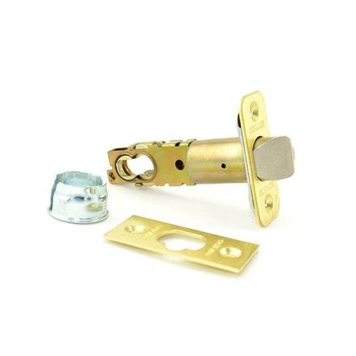 Schlage Residential 16211605 Triple Option Adjustable Dead Latch Bright Brass Finish