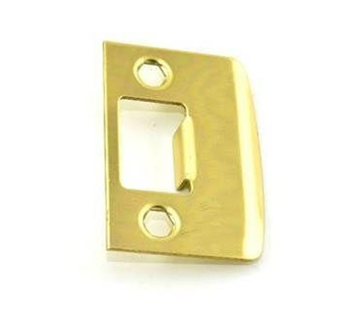 Schlage Residential 10026605 Square Corner Full Lip Strike Bright Brass Finish