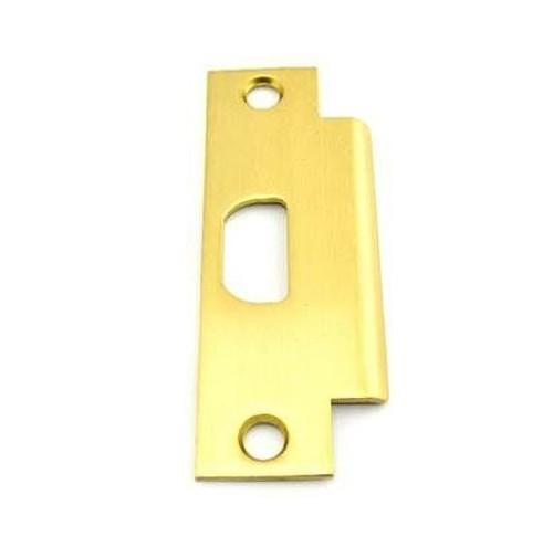 Schlage Commercial 10025606 ASA Strike with Screws Satin Brass Finish