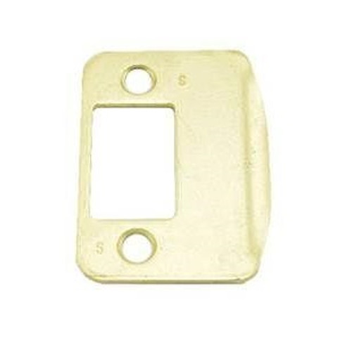 Schlage Commercial 10092605 Round Corner Full Lip Deadbolt Strike Bright Brass Finish