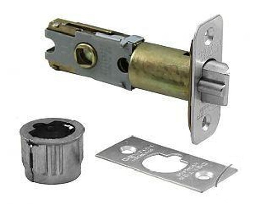 Schlage Residential 16255630 Triple Option Adjustable Deadlatch Satin Stainless Steel Finish