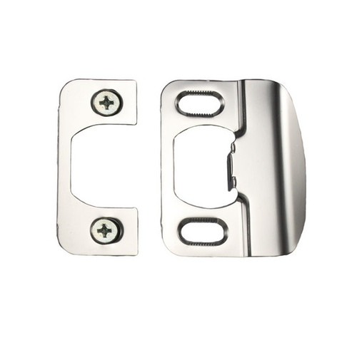 Kwikset 83534-004 Round Corner Adjustable Lip Strike for US26 Bright Chrome and US26D Satin Chrome Finish