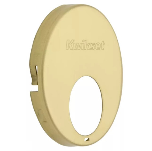 Kwikset 83389-001 Key Control Cylinder Cover Bright Brass Finish