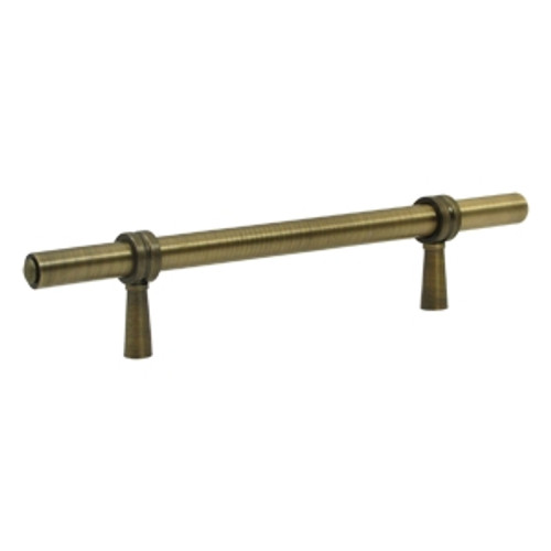 Deltana P311U5 Antique Brass 6-1/2" Adjustable Solid Brass Pull