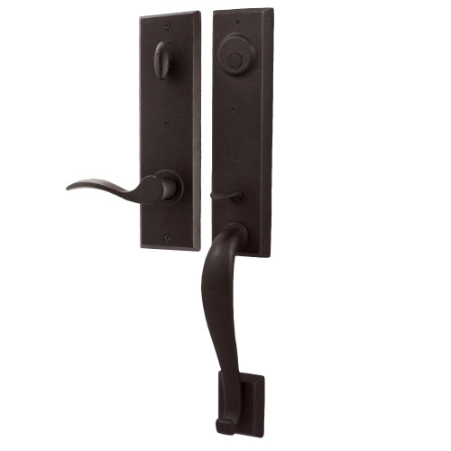Weslock R7935-1H10020 Greystone Dummy Handle set with Right hand Carlow lever in the Oil Rubbed Bronze Finish