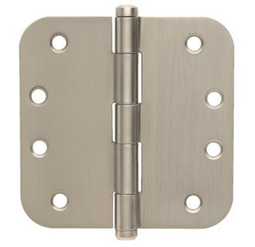 Ives Residential 1021RPF626E Pack of 3 Steel 4" x 4" 5/8" Radius Corner Removable Pin Hinges Satin Chrome Finish