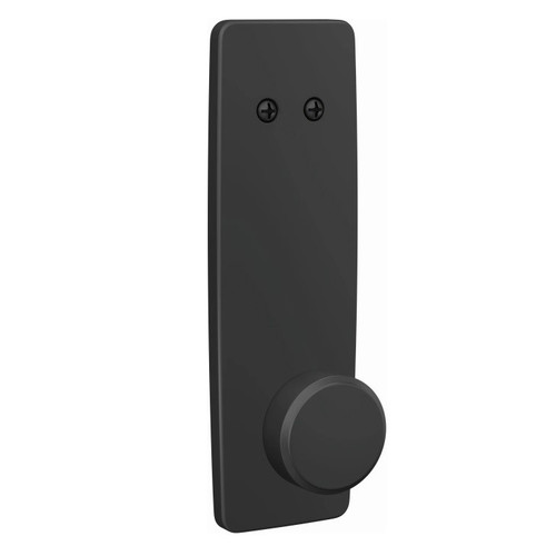 Schlage FCT94SWA622GEE Swanson Knob with Greene Rose Matte Black Dummy Handlesets (Interior Side Only)