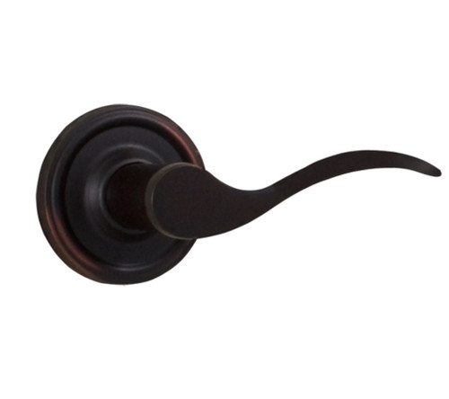 Weslock 00600U1U1SL20 Bordeau Lever Passage Lock with Adjustable Latch and Full Lip Strike Oil Rubbed Bronze Finish