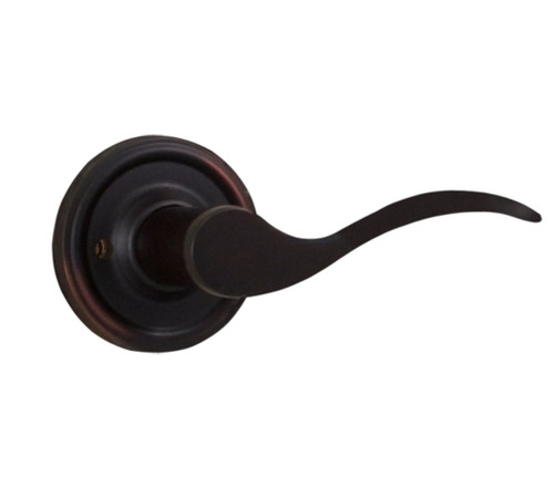 Weslock 00610U1U1SL20 Bordeau Lever Privacy Lock with Adjustable Latch and Full Lip Strike Oil Rubbed Bronze Finish