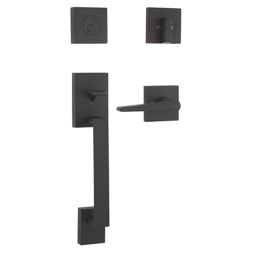 Weslock 02885-2720020 Brookside Dummy Handleset with Philtower Lever Trim Matte Black Finish